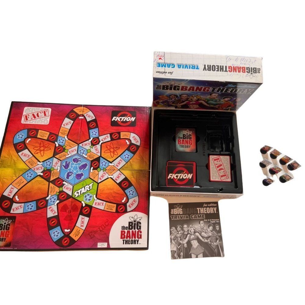 The Big Bang Theory Fact Or Fiction Trivia Game Fan Edition Board Game